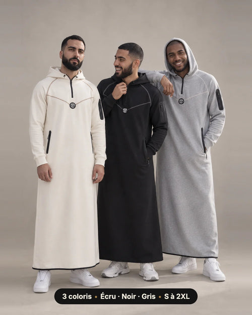 3 coloris écru noir gris